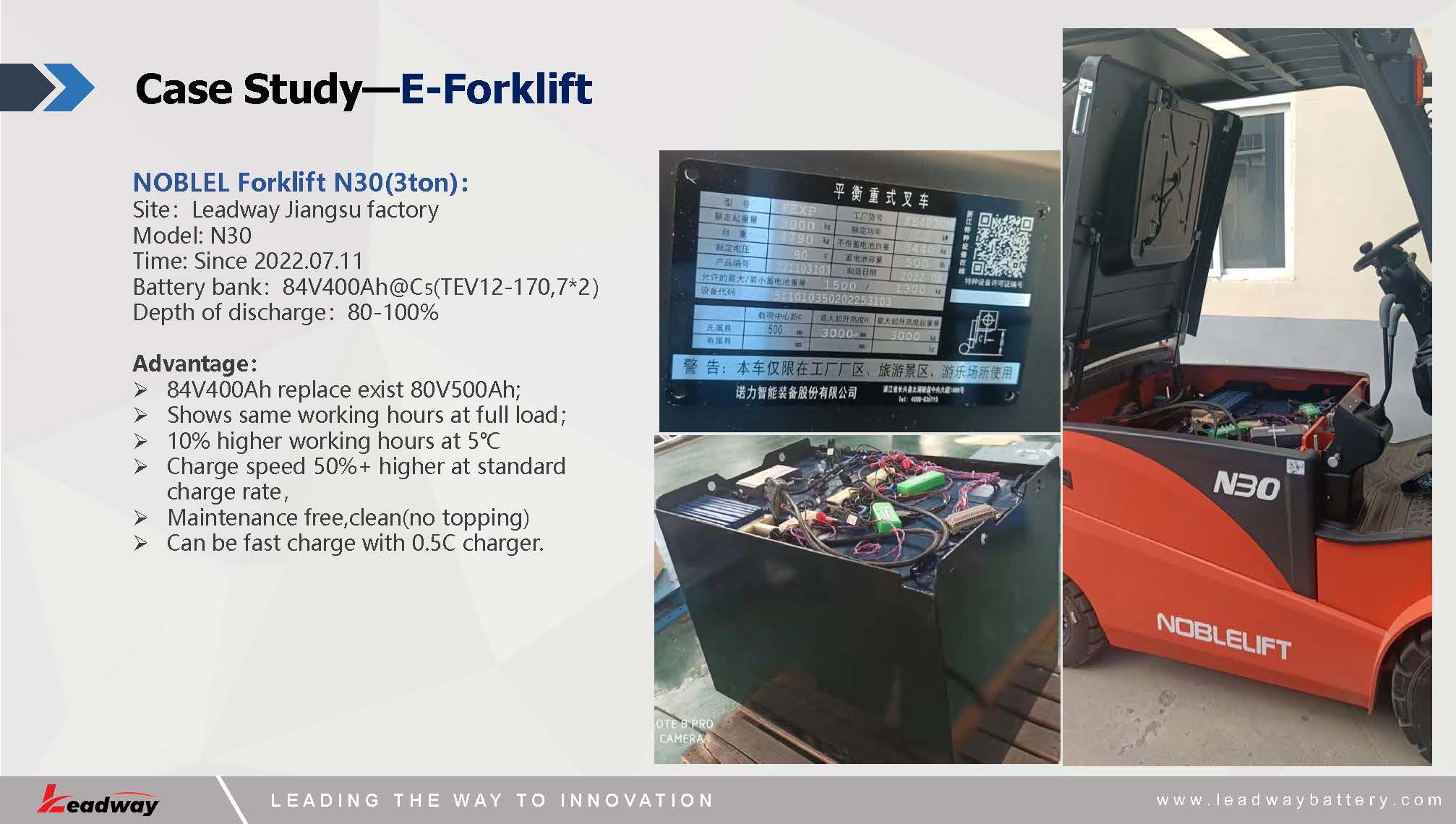 E-Forklift case update